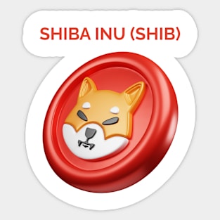 SHIBA INU (SHIB) cryptocurrency Sticker